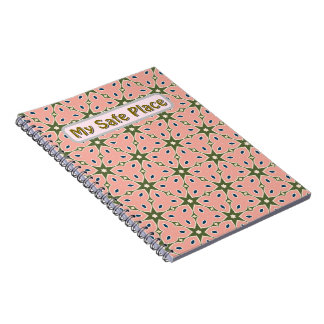 Carnet « Motif floral géométrique doux | Guérison et plei