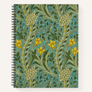 Carnet Motif floral jonquille classique de William Morris