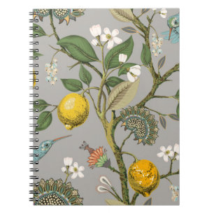 Carnet Motif floral sans soudure. Papier peint botanique.