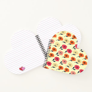 Carnet Motif floral vibrant