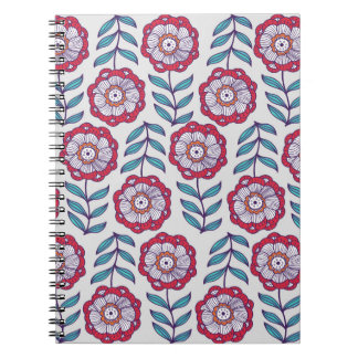 Carnet Motif fluide floral, texture sans fin avec flux