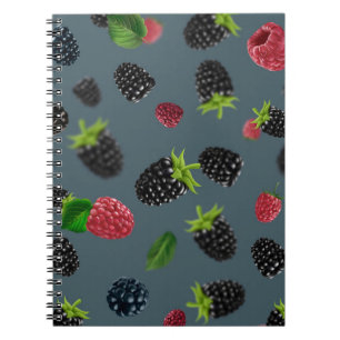 Carnet Motif framboise 2