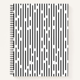 Carnet Motif géométrique à ligne noire