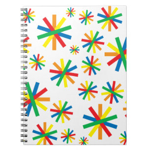 Carnet Motif géométrique coloré Art géométrique géométriq
