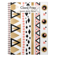 motif géométrique en or aztèque moderne