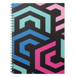 Carnet Motif géométrique Hexagon