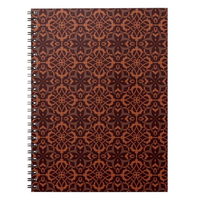 Carnet Motif géométrique moderne ethnique (Devant)