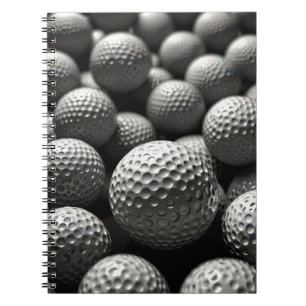 Carnet Motif Golf Balls