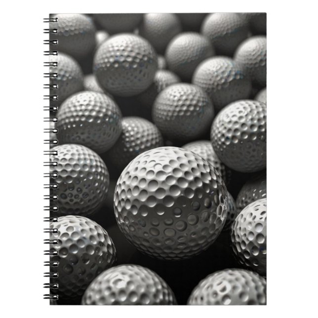 Carnet Motif Golf Balls (Devant)