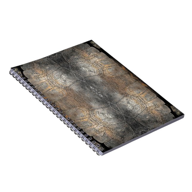 Carnet Motif Gopher Tortoise Shell (Côté Droit)