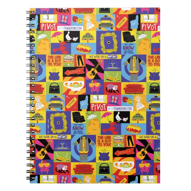 Carnet Motif Iconic FRIENDS™ (Devant)