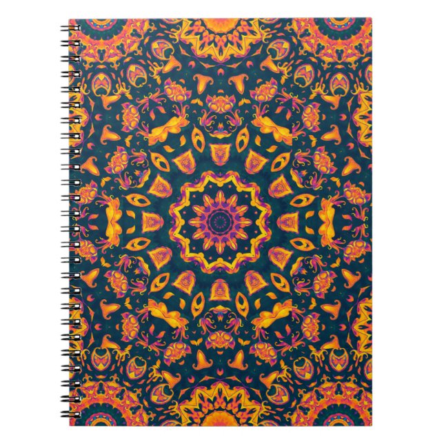 Carnet motif islamique Abstrait, de style arabe. Inséable (Devant)