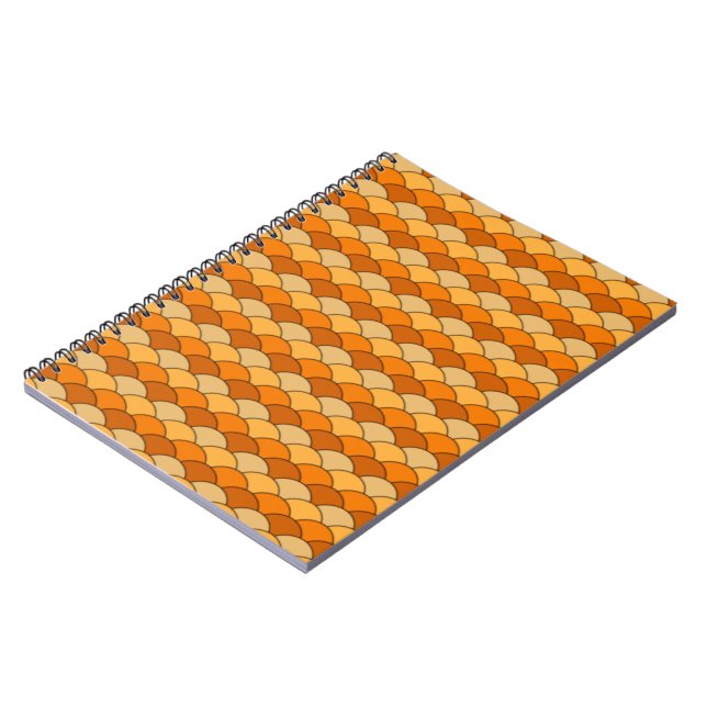 Carnet Motif japonais à l'échelle de poisson (Côté gauche)