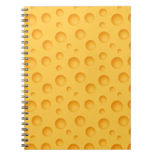 Carnet Motif jaune de fromage