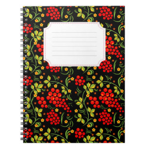 Carnet Motif Khokhloma