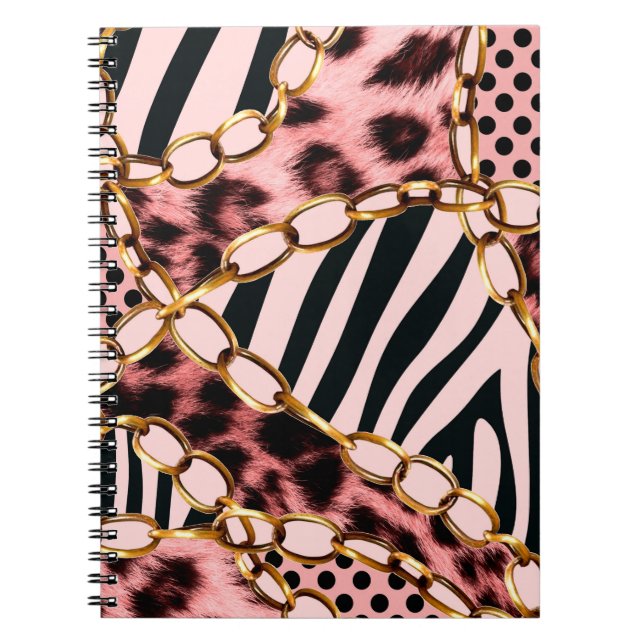 Carnet Motif léopard, Empreinte de léopard, Poster de ani (Devant)
