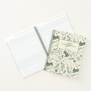 Carnet Motif Magique Herbologie HOGWARTS™