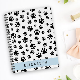 Carnet Motif mâle, Patrouilles de chien, Noir et Blanc, V