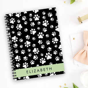Carnet Motif mâle, Patrouilles de chien, Noir et Blanc, V