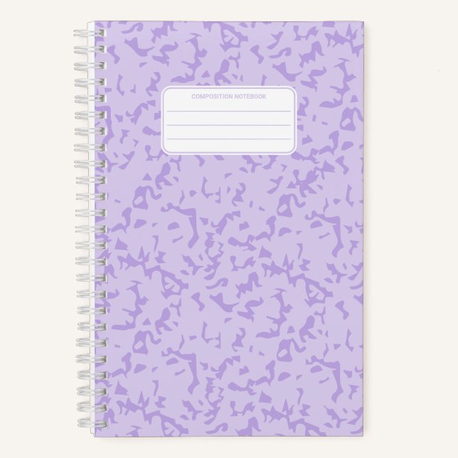 Carnet Motif marbre couleur pastel marbré (Recto)