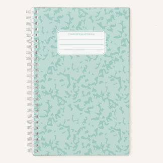 Carnet Motif marbre couleur pastel marbré