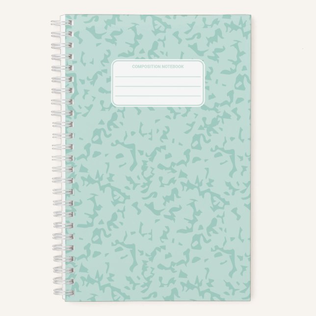 Carnet Motif marbre couleur pastel marbré (Recto)