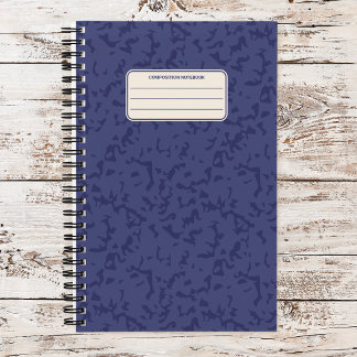 Carnet Motif marbré couleur vintage tacheté