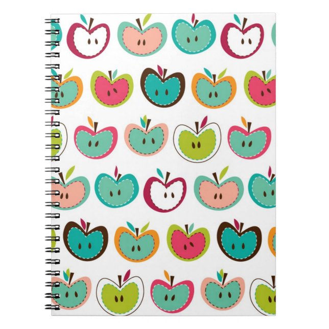 Carnet Motif mignon de pomme (Devant)