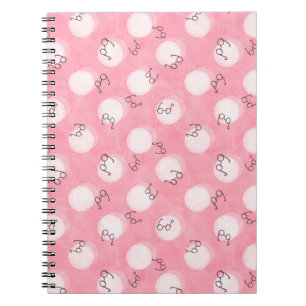 Carnet Motif Mignon Rose Pâle – Petits Points Esthétiques