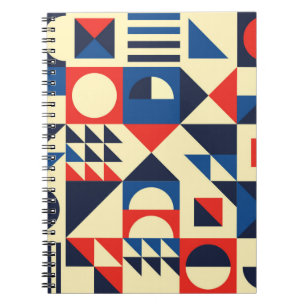 Carnet Motif moderne géométrique du milieu du siècle - 60