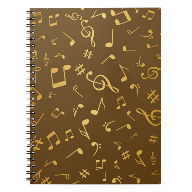 Carnet Motif musical (Devant)