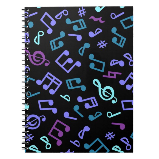 Carnet Motif musical (Devant)