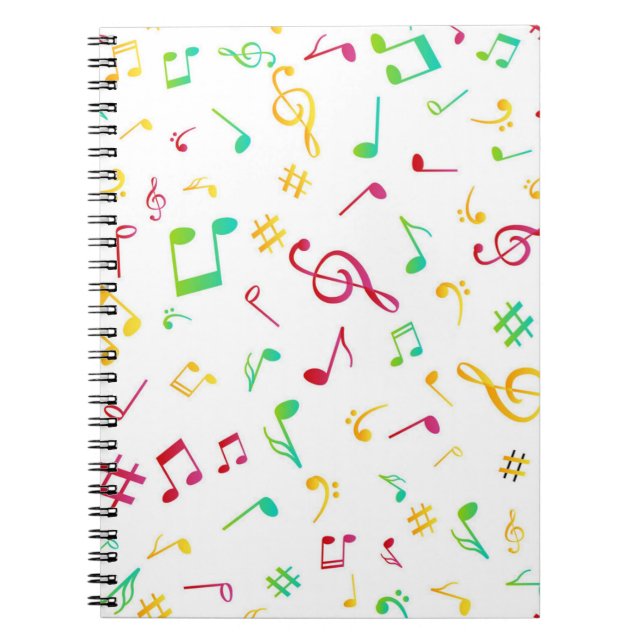 Carnet Motif musical (Devant)