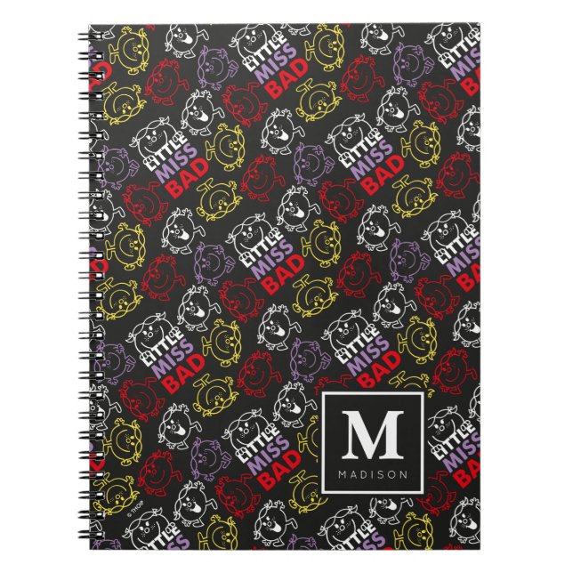 Carnet Motif noir, rouge et jaune | Ajouter Votre Nom (Devant)