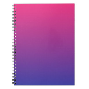 Carnet Motif ombré rose et violet