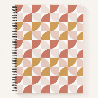 Carnet motif ondulé apaisant