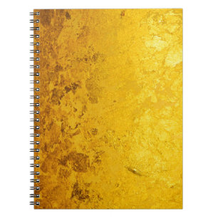 Carnet motif OR pur / feuille d'or