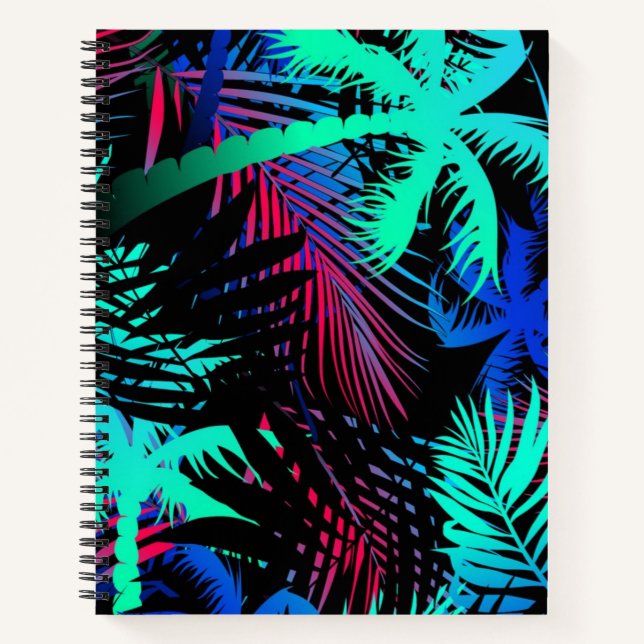 Carnet Motif palmier (Devant)