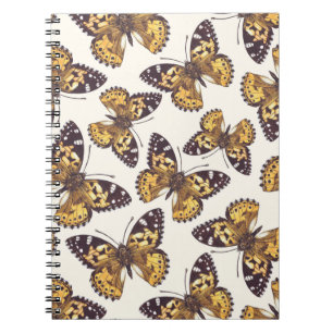 Carnet Motif papillon de femme peinte