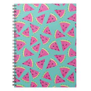 Carnet Motif Pastèque d'Été