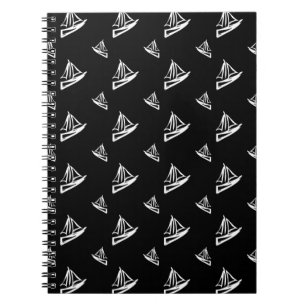 Carnet Motif peu précis de voilier