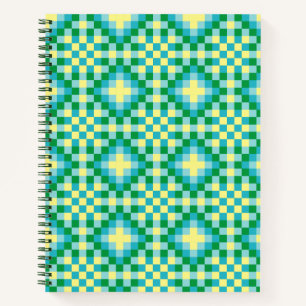 Carnet Motif Pixel clair