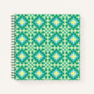 Carnet Motif Pixel clair