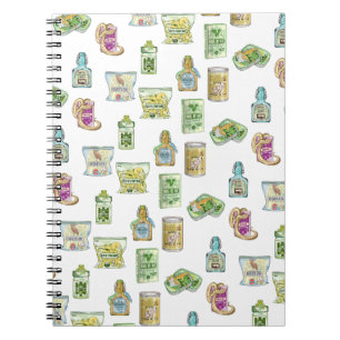 Carnet Motif potion de sorcière double double