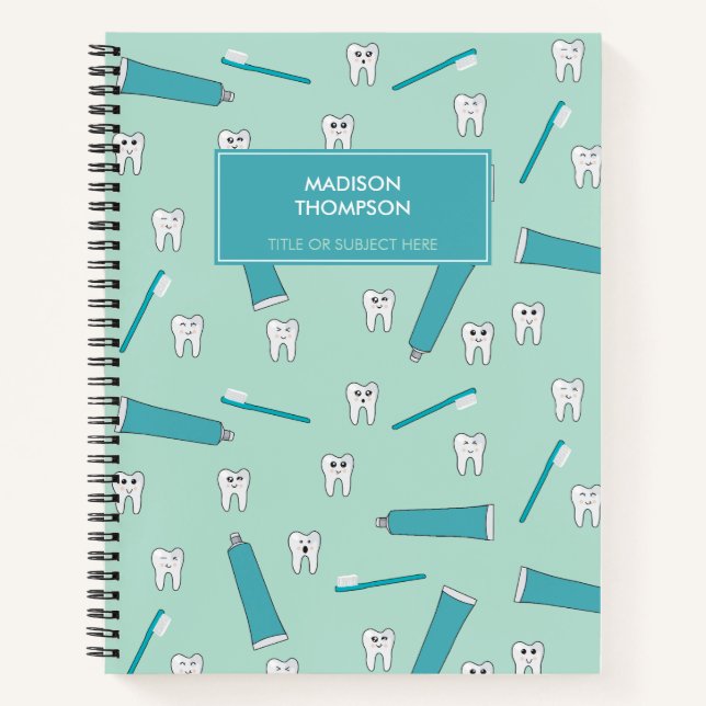 Carnet Motif pour dentifrice pour dentifrice pour dentifr (Devant)