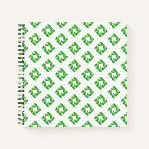 Carnet Motif pour dents vert