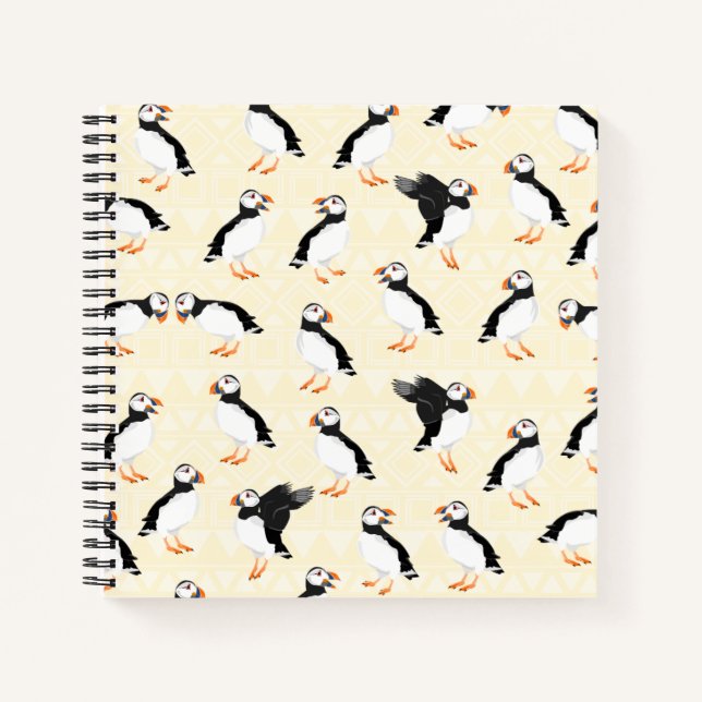 Carnet Motif Puffin (Devant)