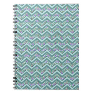 Carnet Motif Rainbow Foil ZigZag