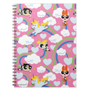 Carnet Motif Rainbow Powerpuff Girls et Donny