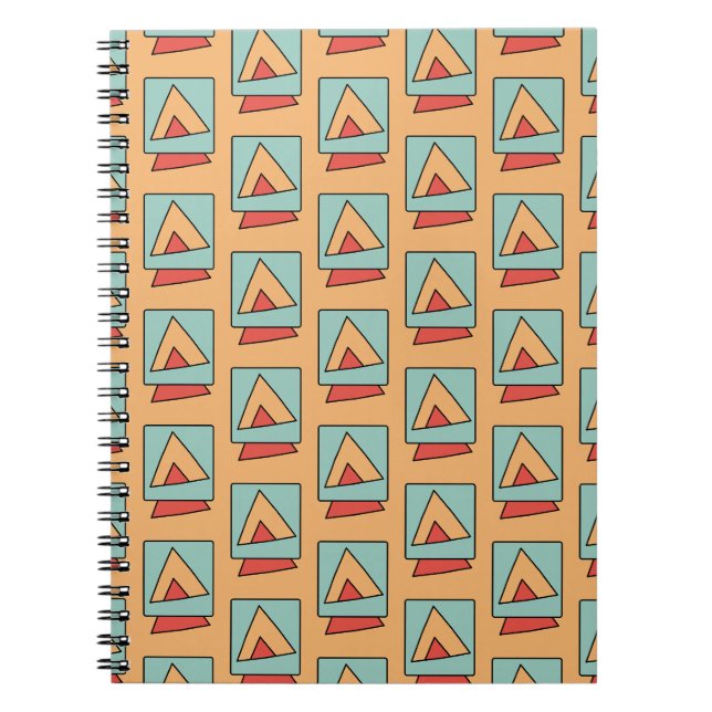 Carnet Motif rétro Vintage (Devant)